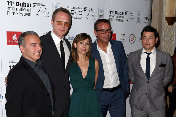 Dubai International Film Festival 2015. Zulfikar Guzelgun, Paul Bettany, Katie Mustard, Steffen Aumuller, Dana Brown