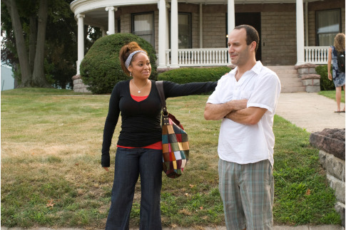 Still of Roger Kumble and Raven-Symoné in College Road Trip (2008)