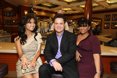 Donny Osmond, Raven-Symoné and Brenda Song at event of College Road Trip (2008)
