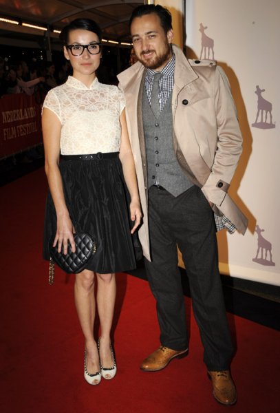 Director Arne Toonen and his wife actress Birgit Schuurman.