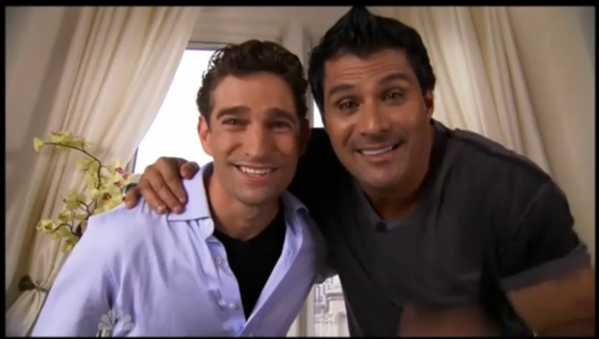 Benjamin Kanes with Jose Canseco, on set Celebrity Apprentice, Season 11 Episode 4 (2011)