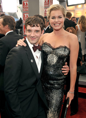 Rebecca Romijn and Michael Urie at event of 14th Annual Screen Actors Guild Awards (2008)