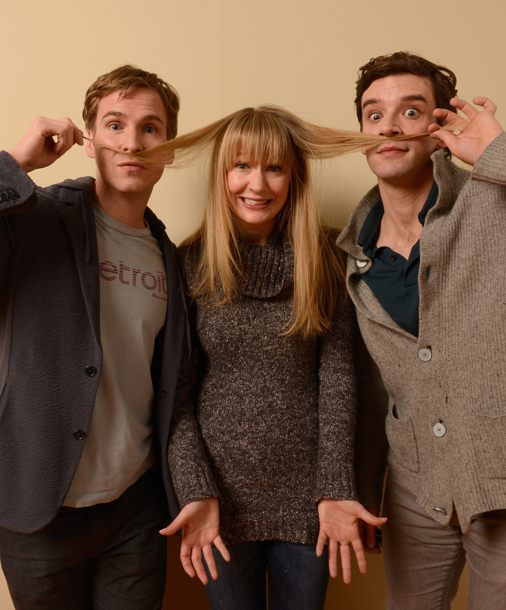 Halley Feiffer, Ryan Spahn and Michael Urie at event of He's Way More Famous Than You (2013)