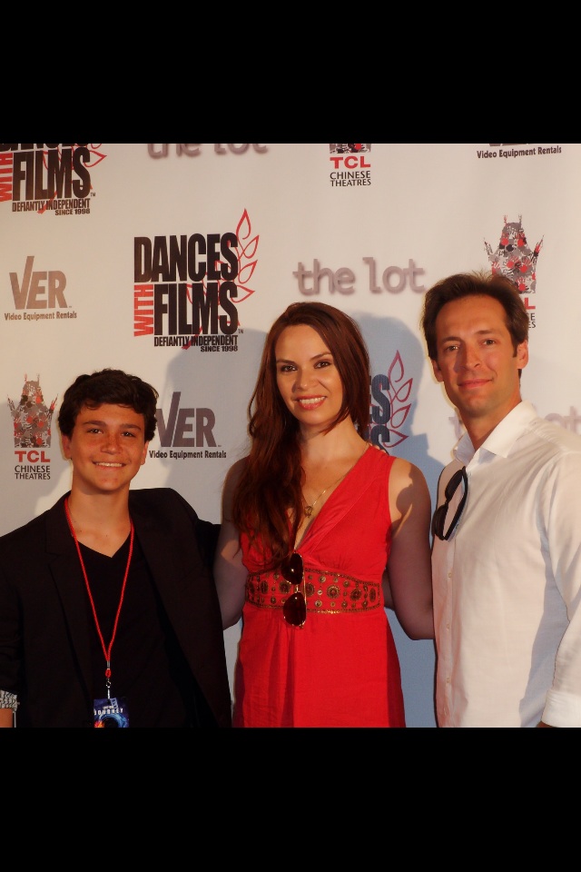 With Cade Carradine and Kalama Epstein for 'The Kid'