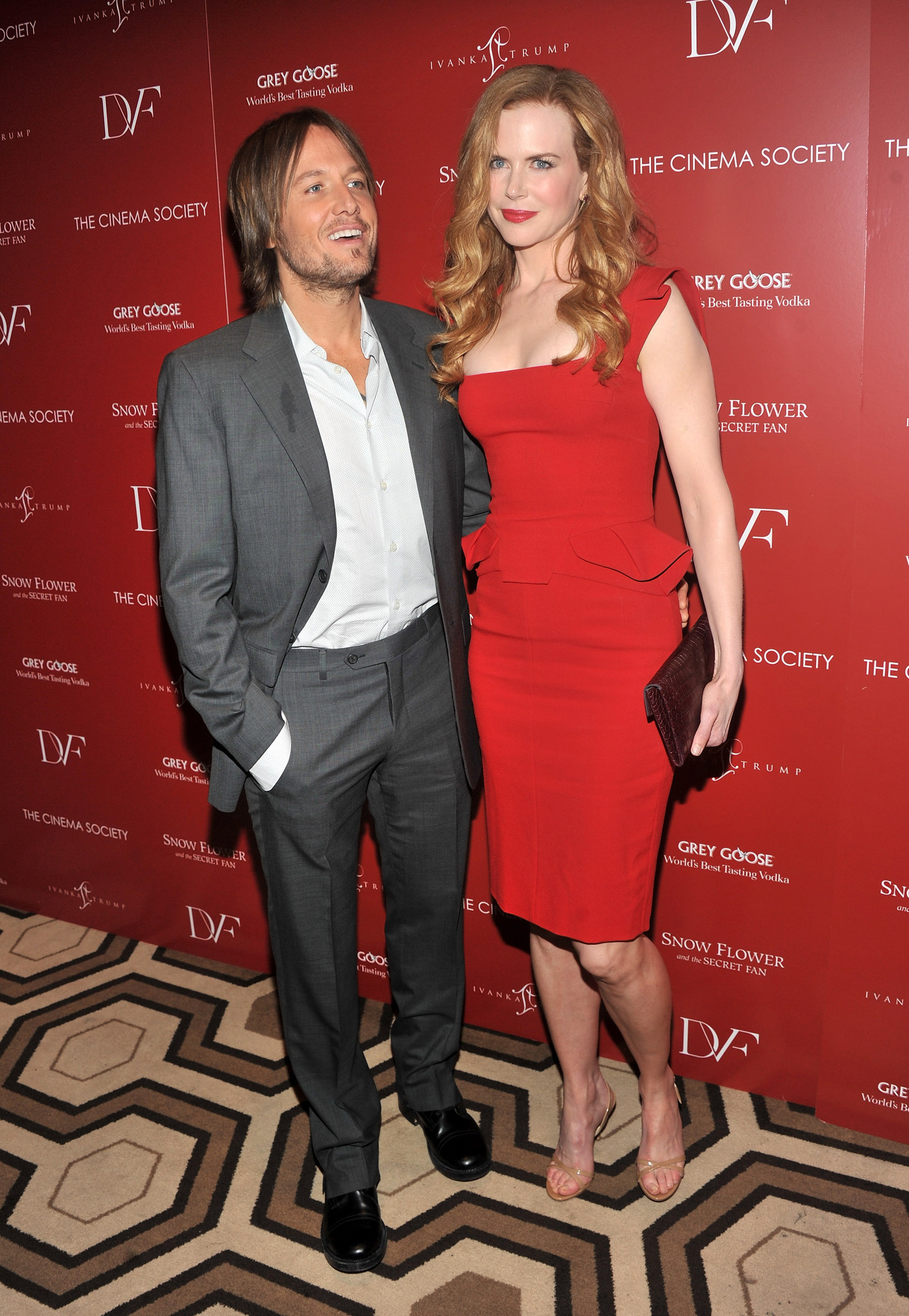 Nicole Kidman and Keith Urban at event of Snow Flower and the Secret Fan (2011)