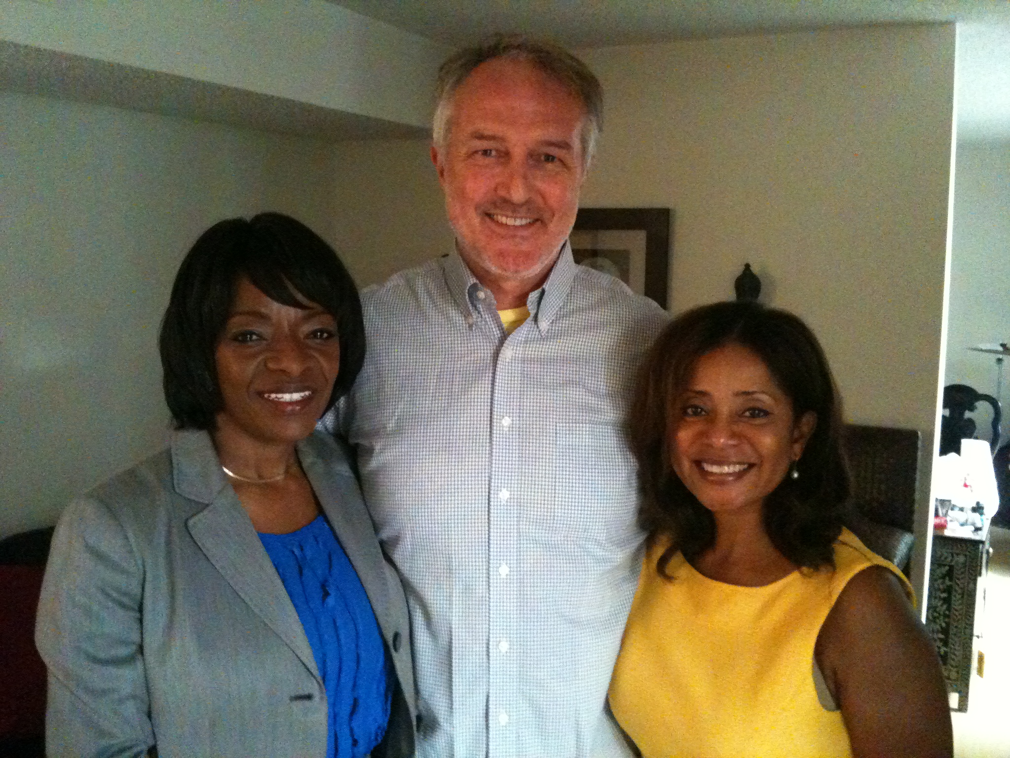 NBC4 LA's Beverly White, Dar Dixon & Donzaleigh Abernathy. Interview - 50th Anniversary of The March on Washington. Aug. 2013