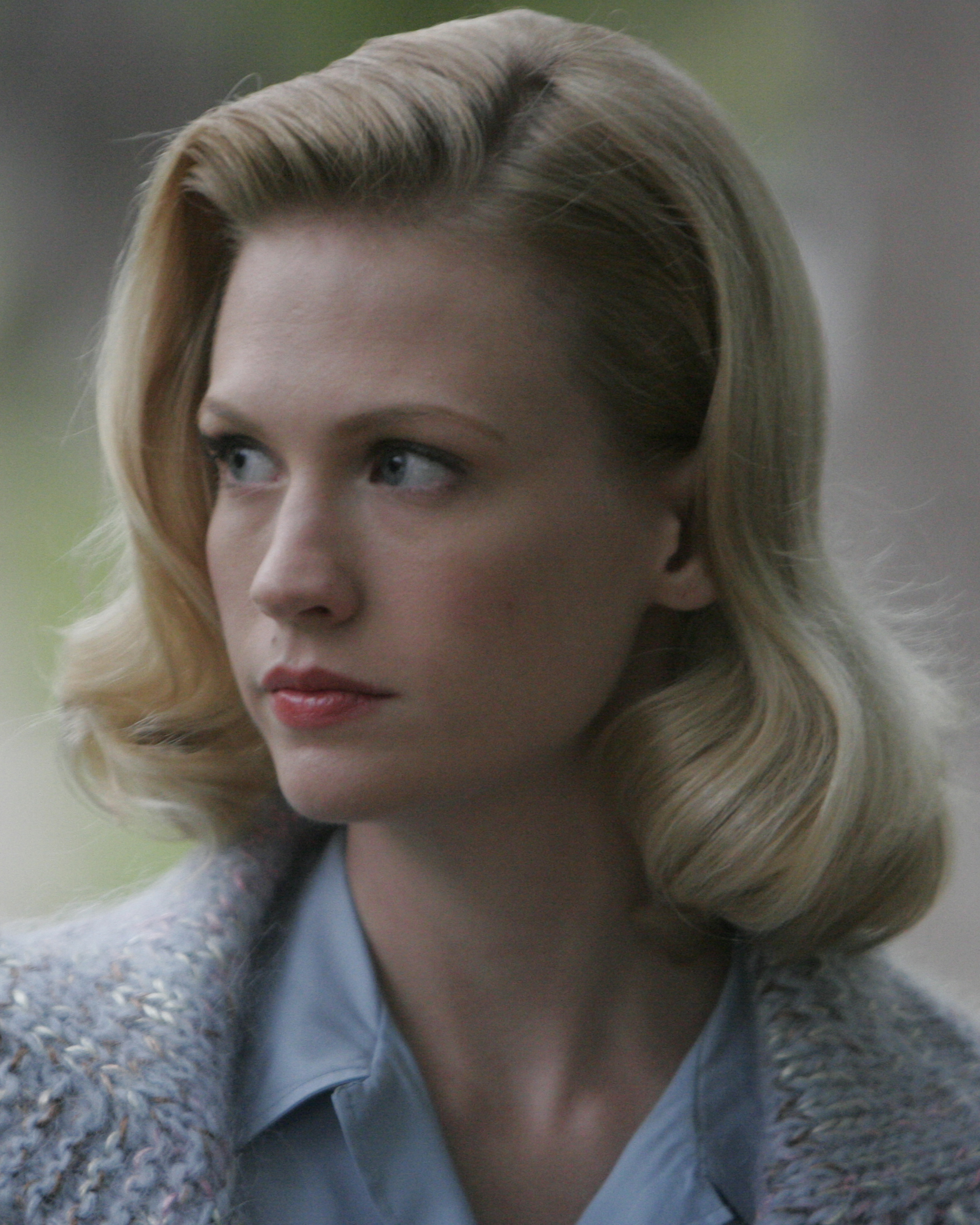 Mad Men: January Jones, make-up by Debbie Zoller