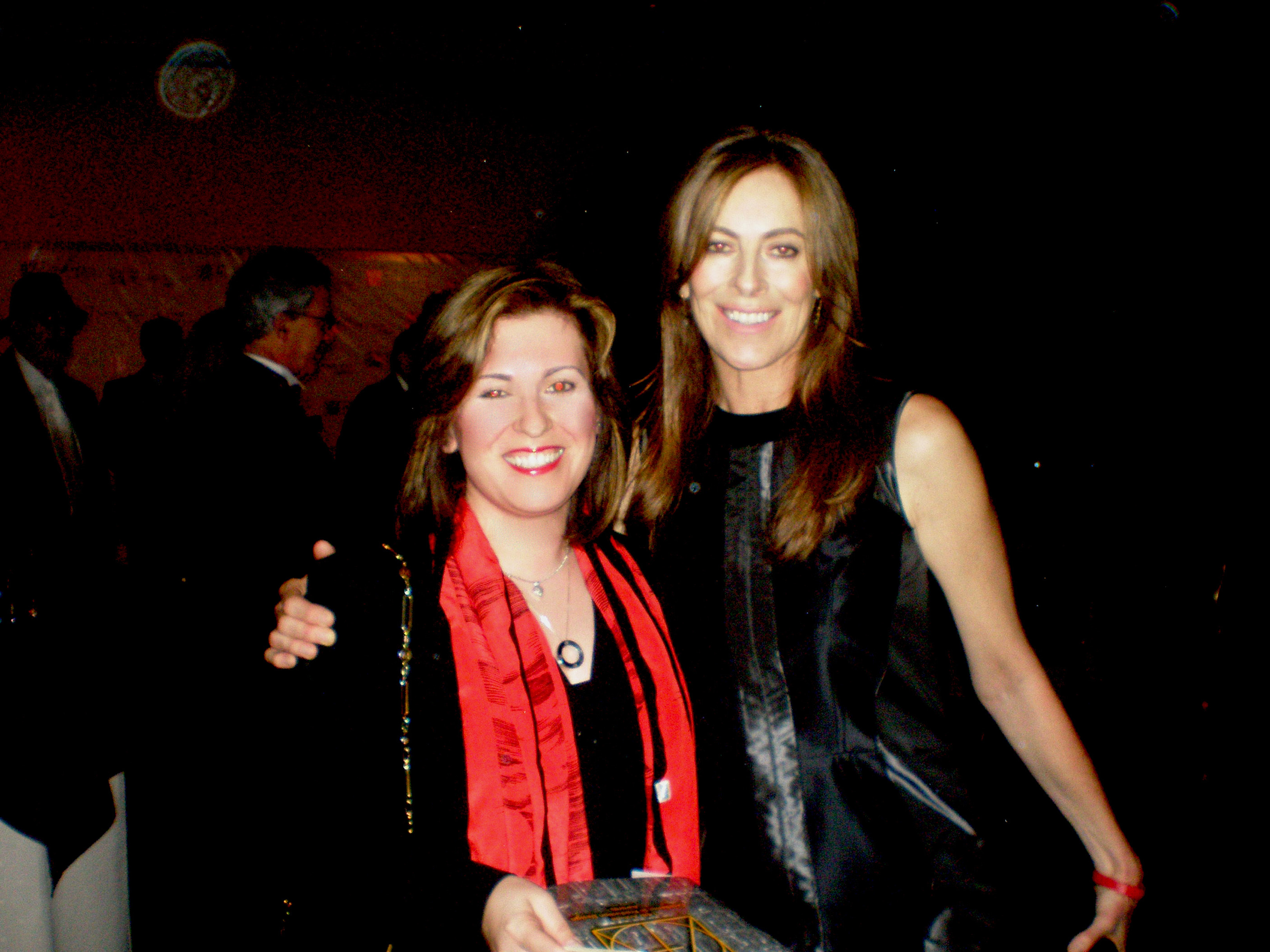 Farnaz Samiinia and the wonderful Oscar-winner Kathryn Bigelow at the Art Directors Award Show, 2010.