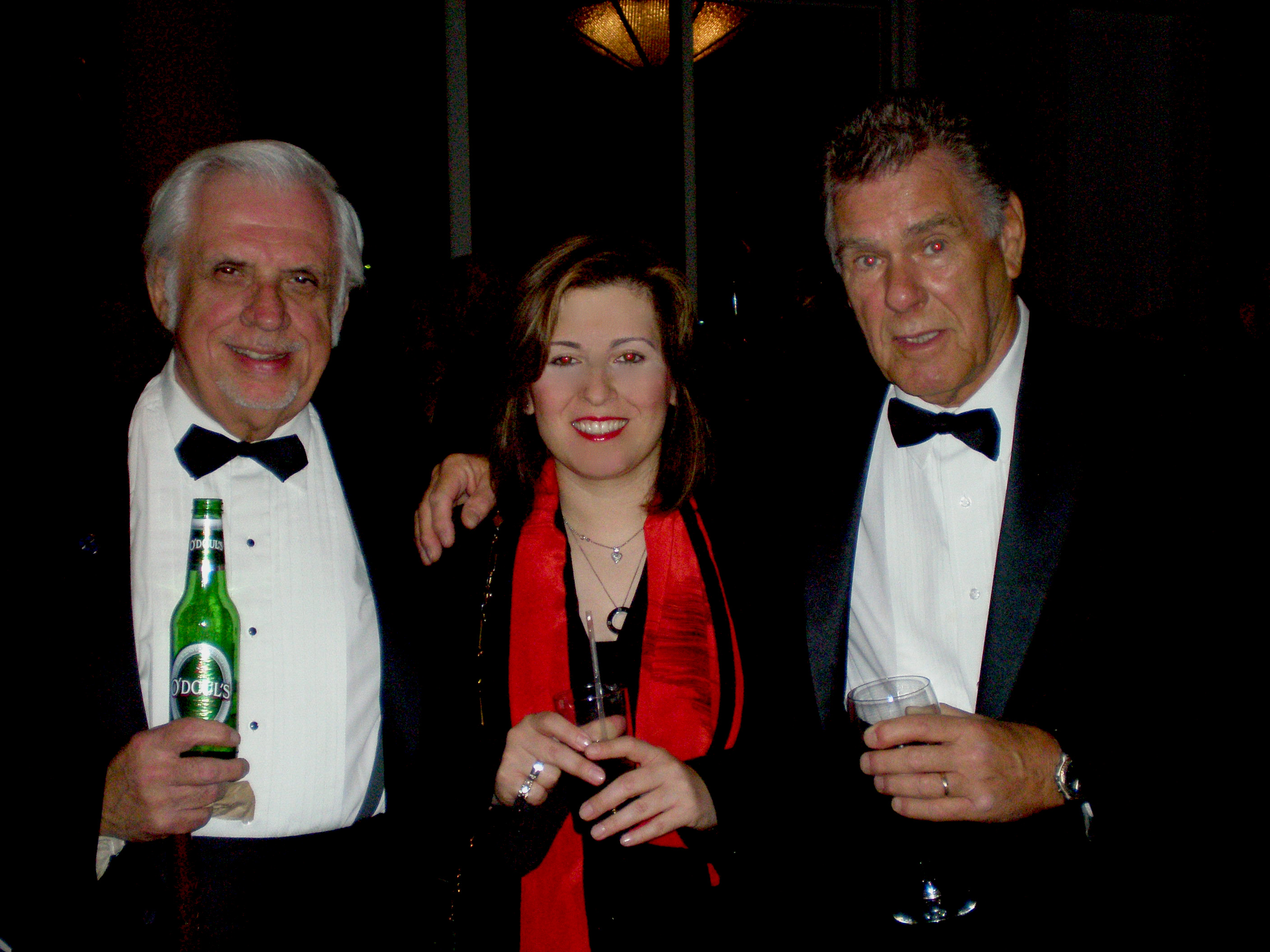 Farnaz Samiinia, Jack Tucker, and Michael at the Directors Award Show, 2010.