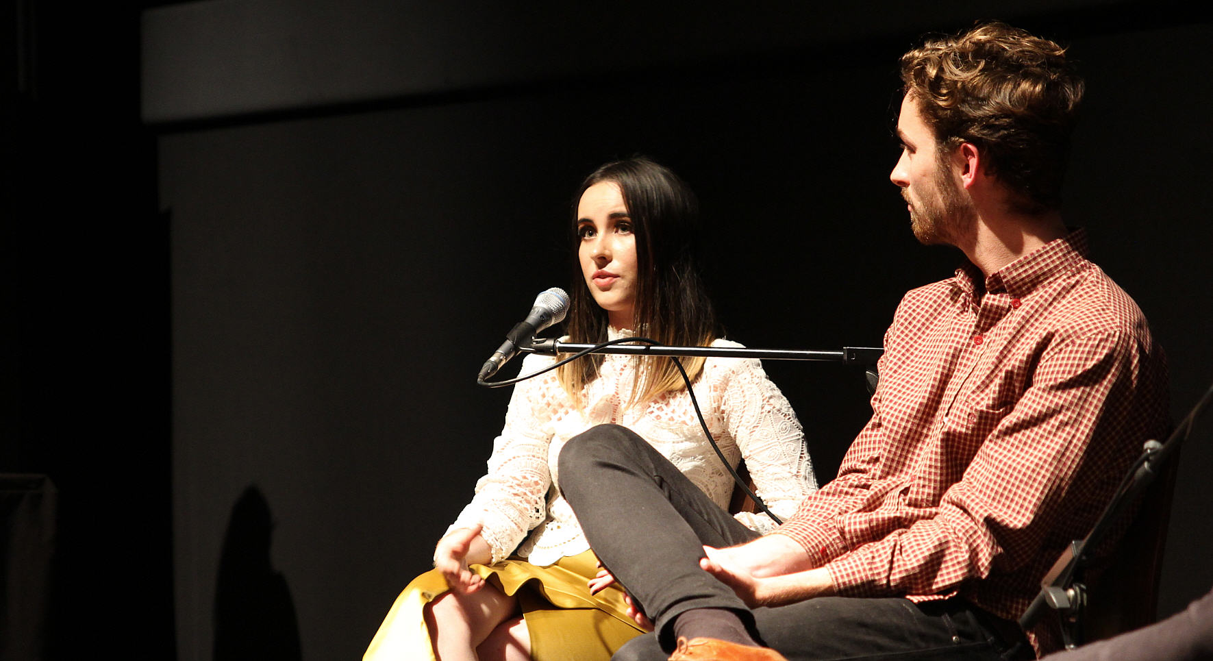 Genevieve speaking at The Human Rights, Arts and Film Festival, where I Am Emmanuel won Best Australian Short Film.