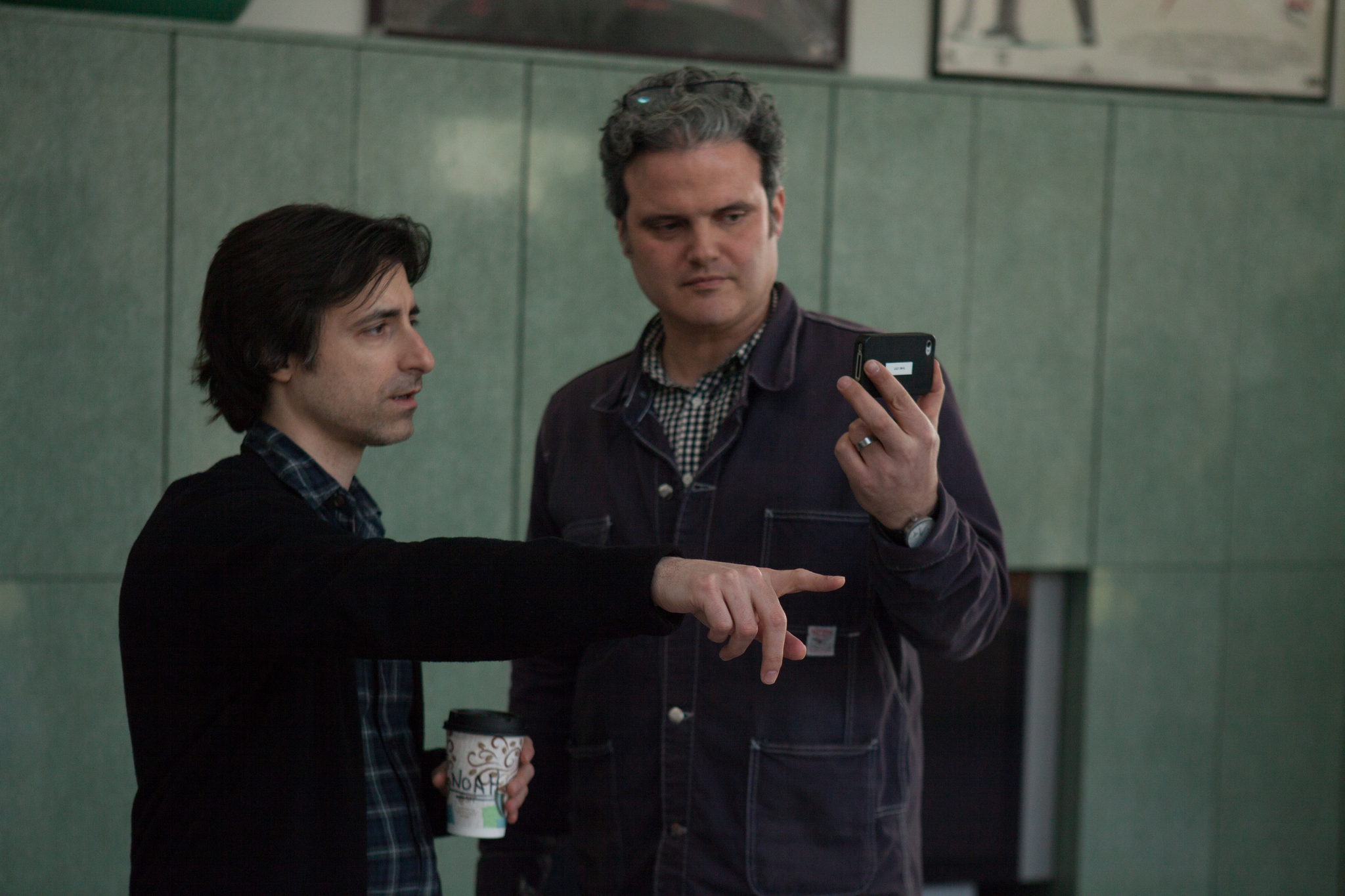 Still of Noah Baumbach and Sam Levy in Mistress America (2015)