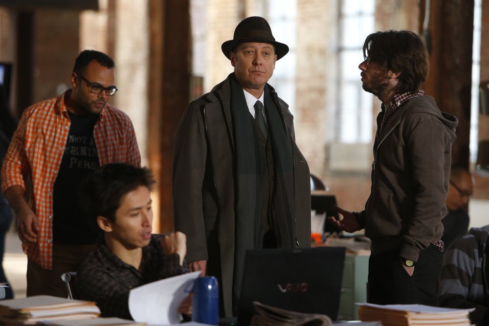 Still of James Spader and Dan McCabe in The Blacklist (2013)