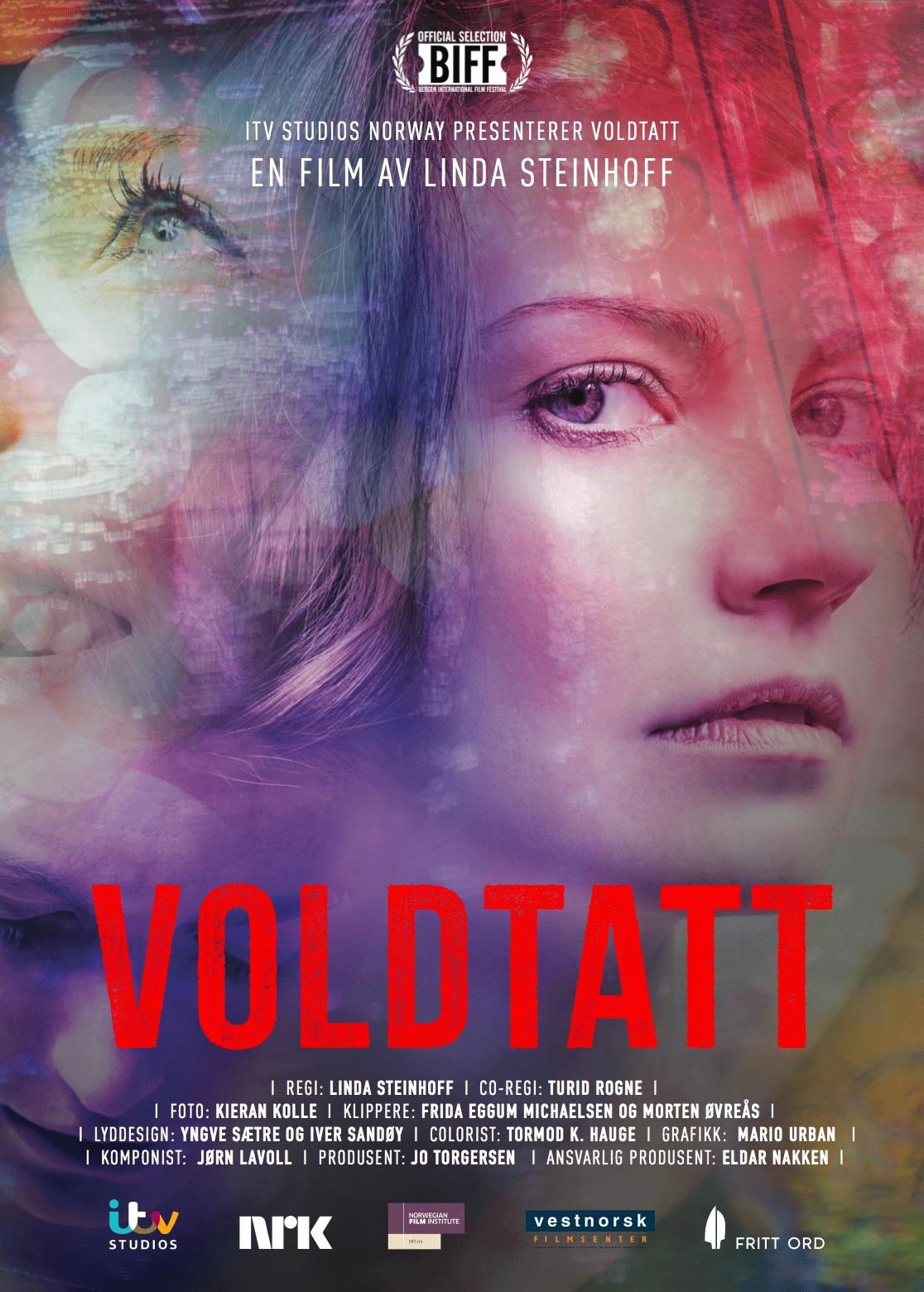 The norwegian Filmposter for the the Film VOLDTATT (2015)