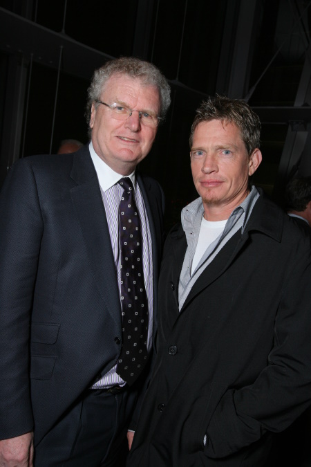 Thomas Haden Church and Howard Stringer at event of Zmogus voras 3 (2007)