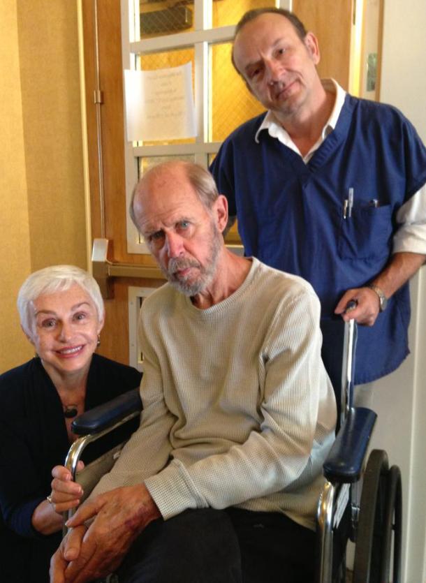 With Geoffrey Lewis and David Yow on the set of HIGH AND OUTSIDE