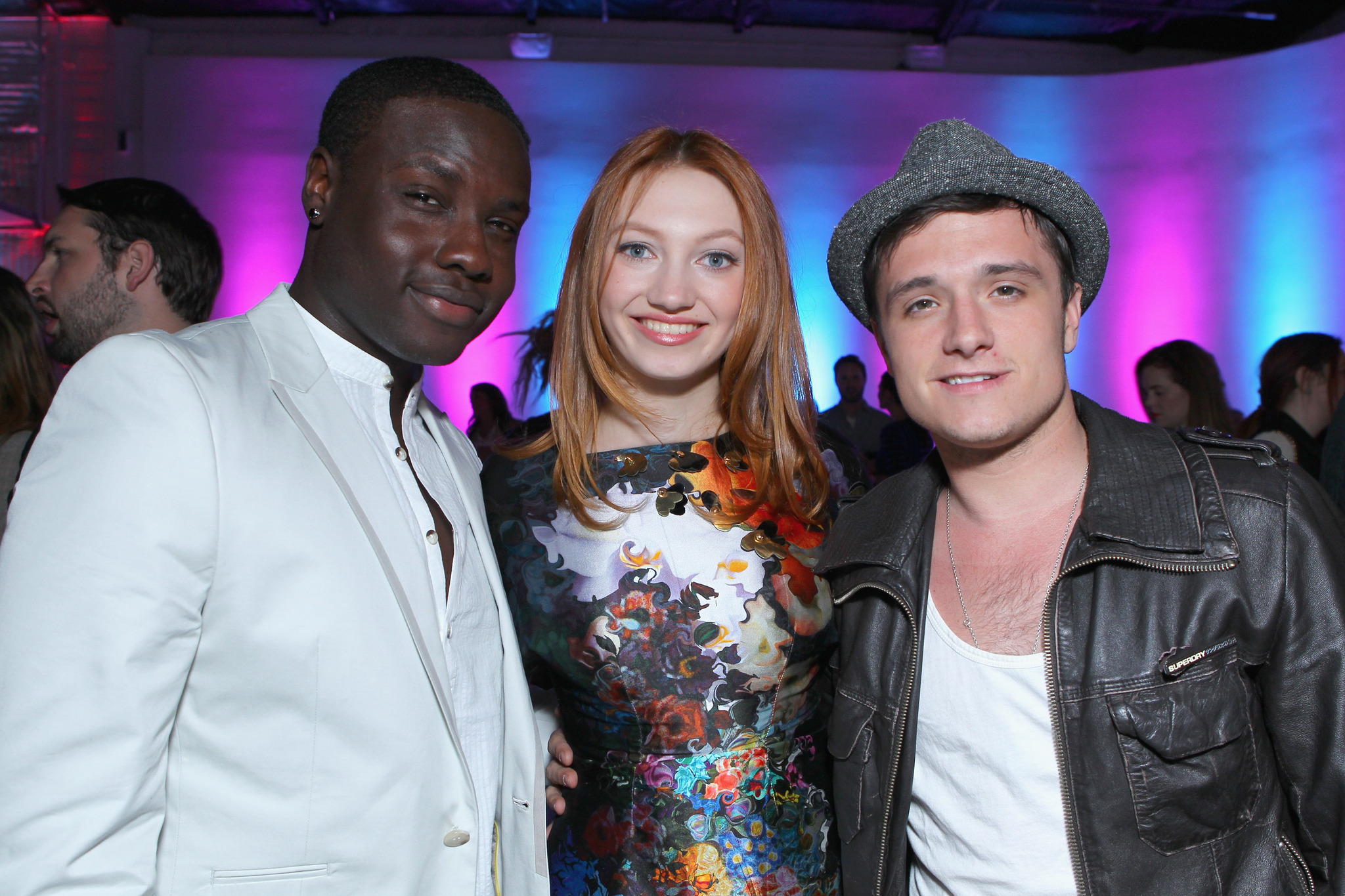 Josh Hutcherson, Dayo Okeniyi and Jacqueline Emerson