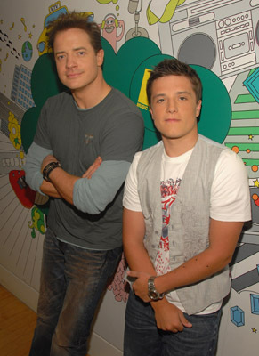 Brendan Fraser and Josh Hutcherson