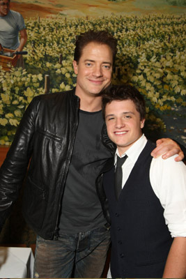 Brendan Fraser and Josh Hutcherson at event of Journey to the Center of the Earth (2008)
