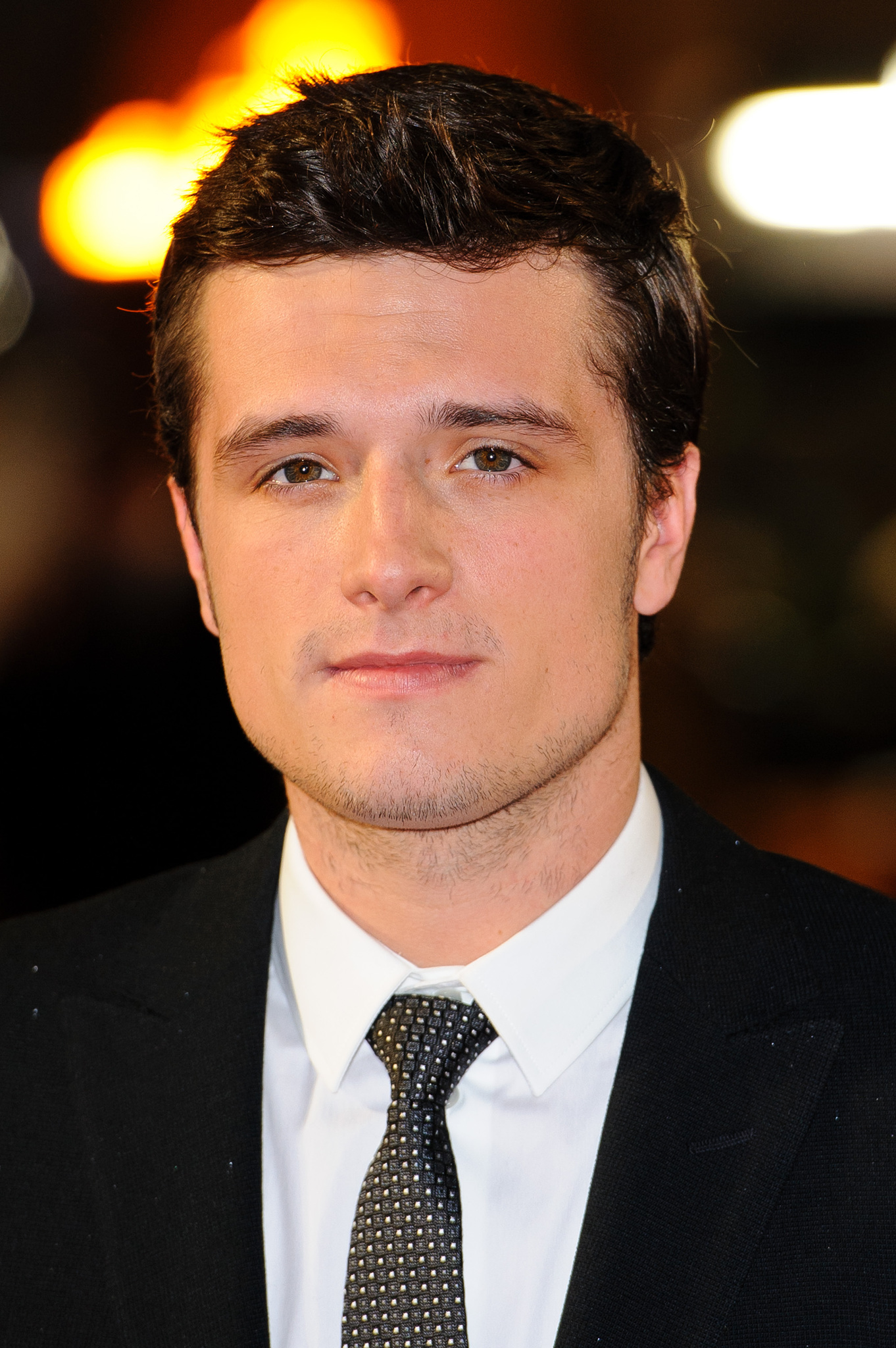 Josh Hutcherson at event of Bado zaidynes. Ugnies medziokle (2013)