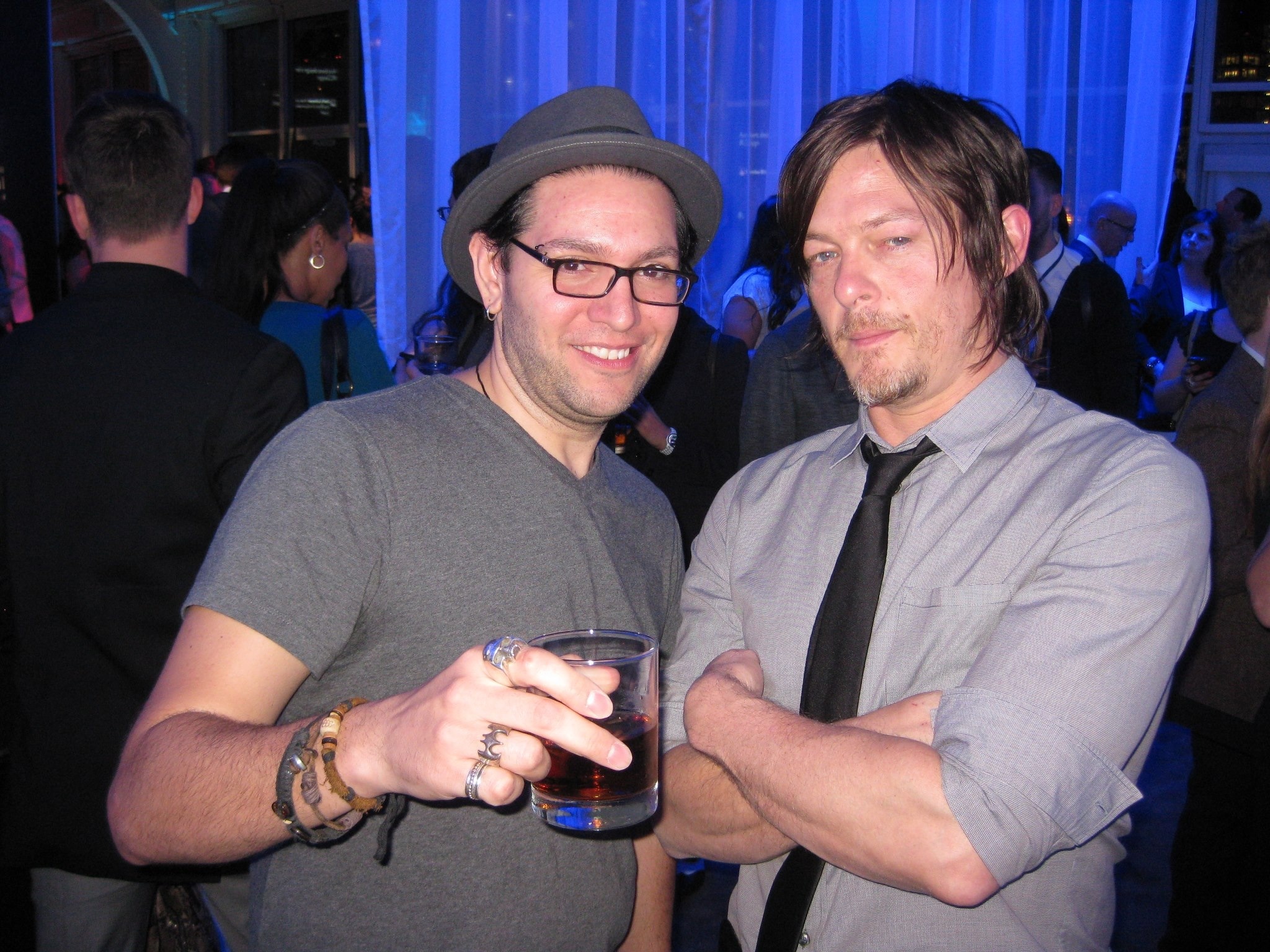 With Norman Reedus @ NYC Lexus Design Matters