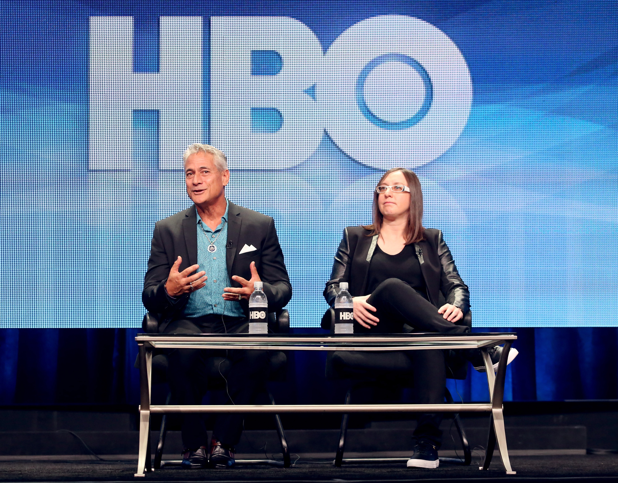 Greg Louganis and Cheryl Furjanic at event of Back on Board: Greg Louganis (2014)