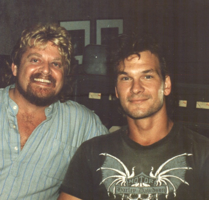 Marc & the wonderful Patrick Swayze...this was around 1986-87