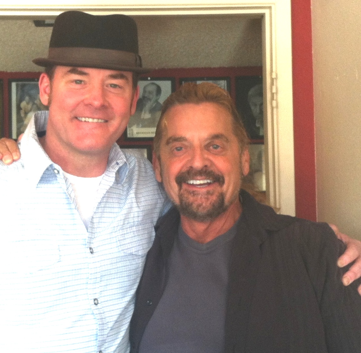 Marc with Anchorman's David Koechner
