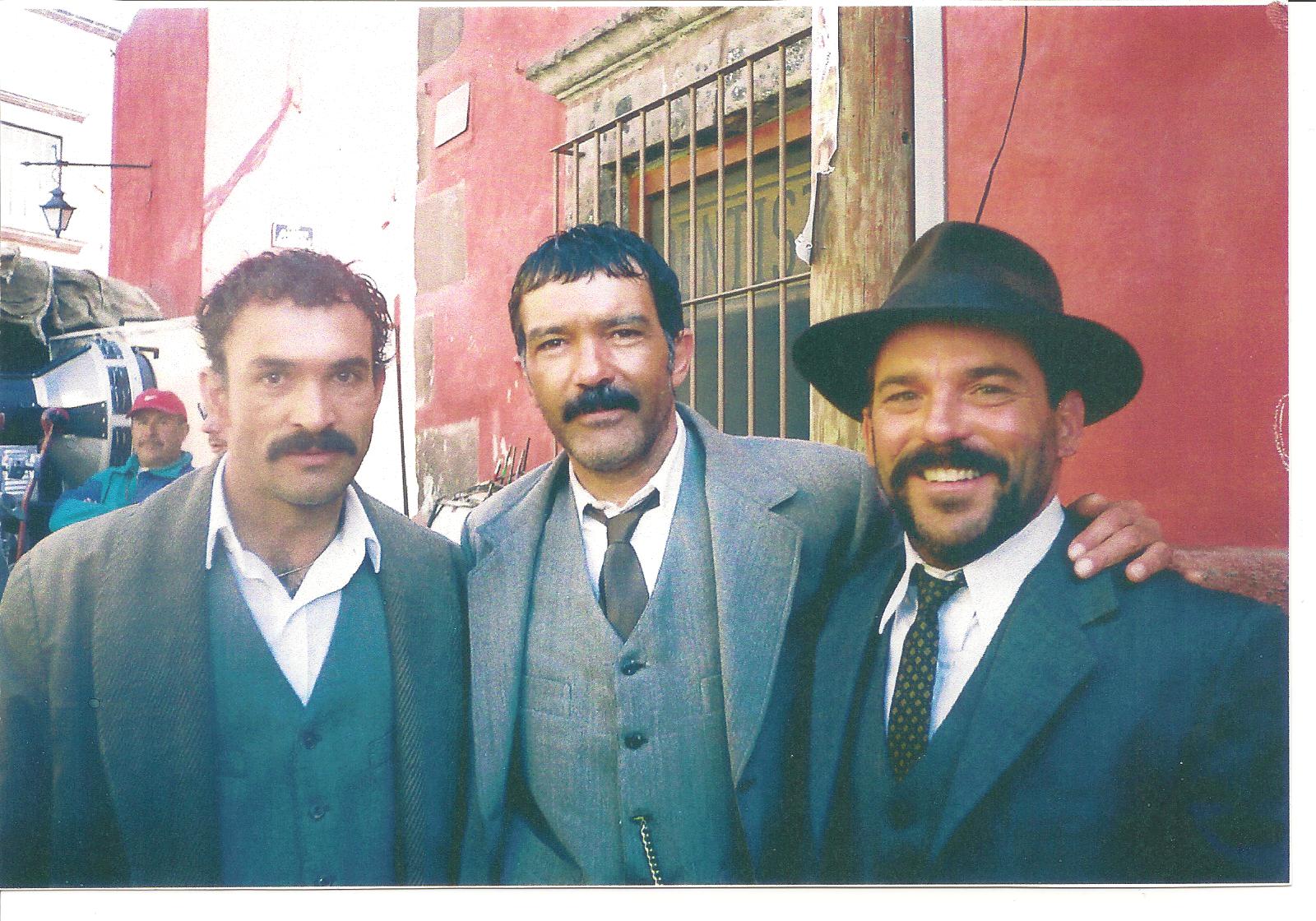 Pancho Villa '02 Dino Dos Santos, Antonio Banderas & me playing a Mexican Henchman