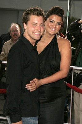 Lance Bass and Jennifer Gimenez at event of Ziniu vedejas: Rono Burgundzio legenda (2004)