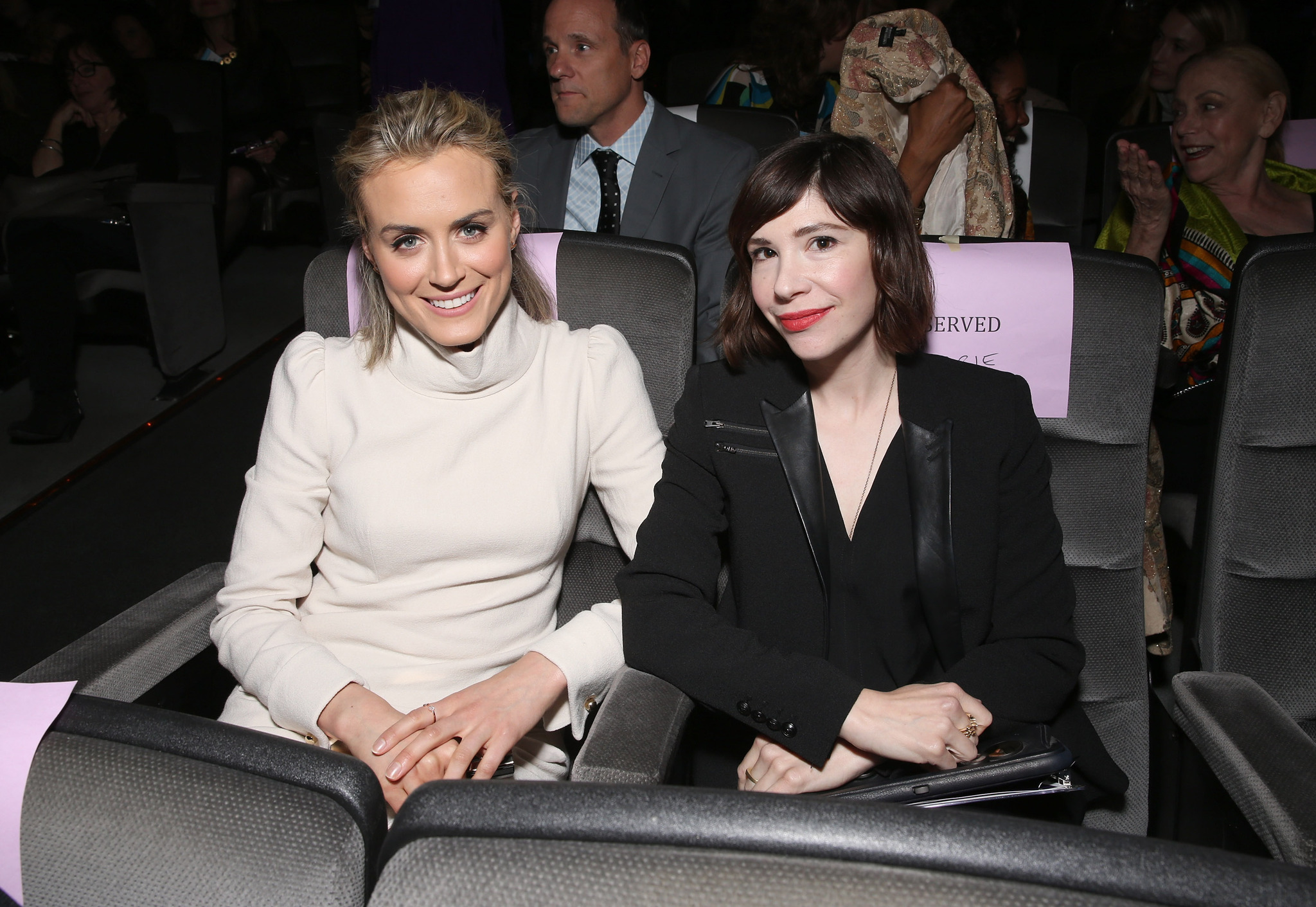 Carrie Brownstein and Taylor Schilling