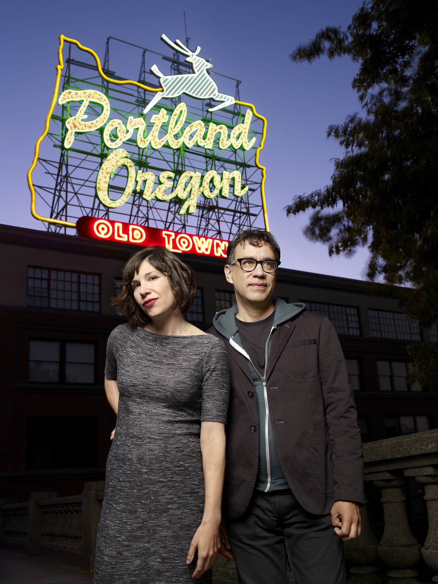 Still of Fred Armisen and Carrie Brownstein in Portlandia (2011)