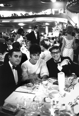 Dominick and Ellen Dunne with Roddy McDowall at Waif's Ball