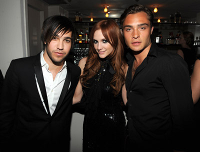 Ashlee Simpson, Ed Westwick and Pete Wentz