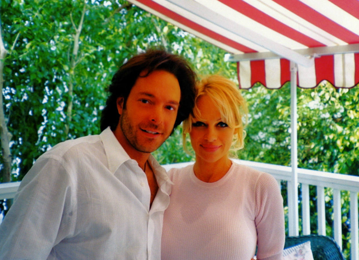 David Giammarco and Pamela Anderson, Malibu, California.