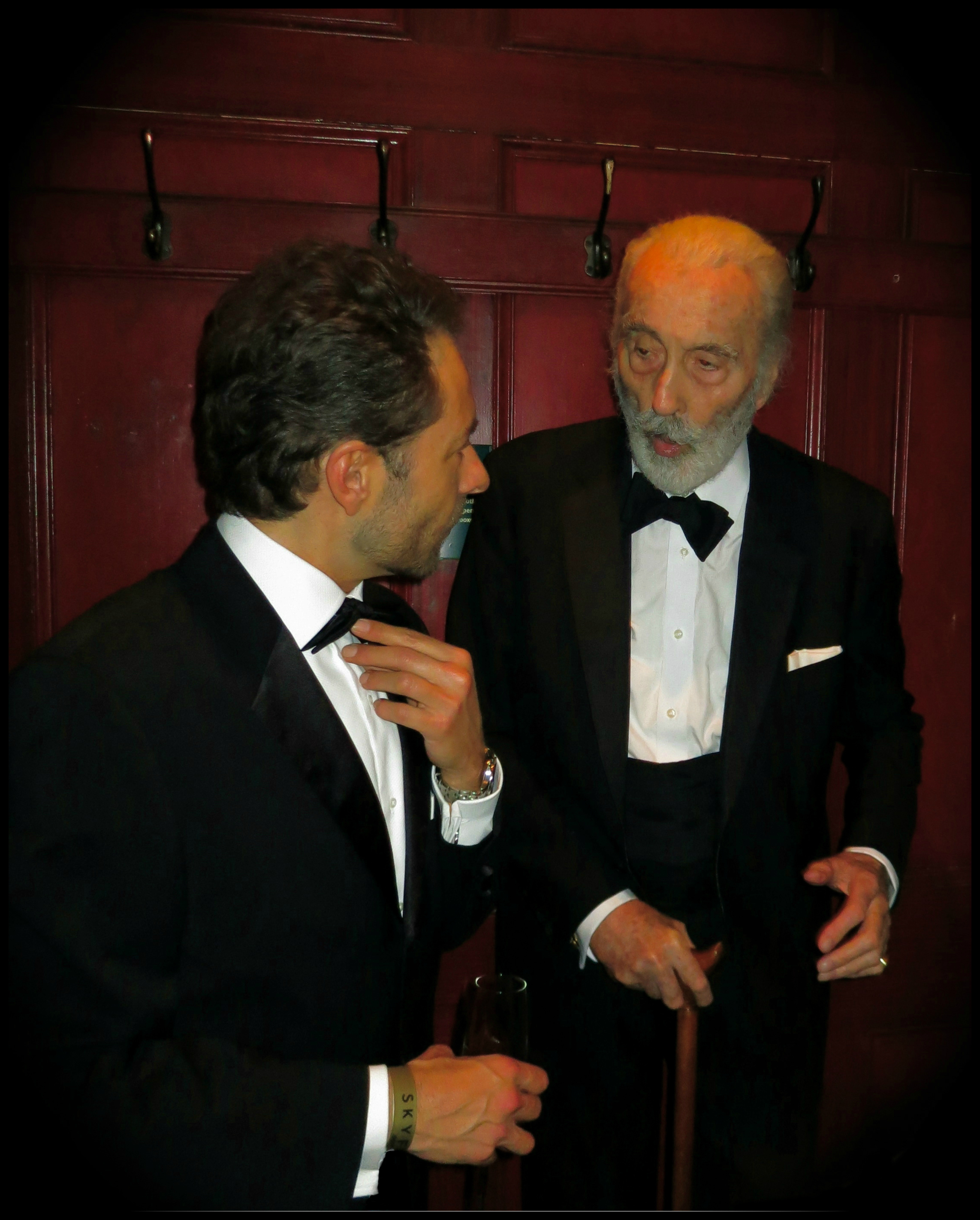 Sir Christopher Lee and David Giammarco, 