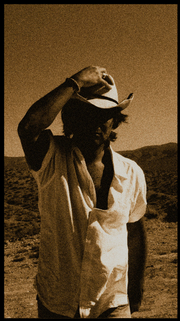 David Giammarco, on location in New Mexico.