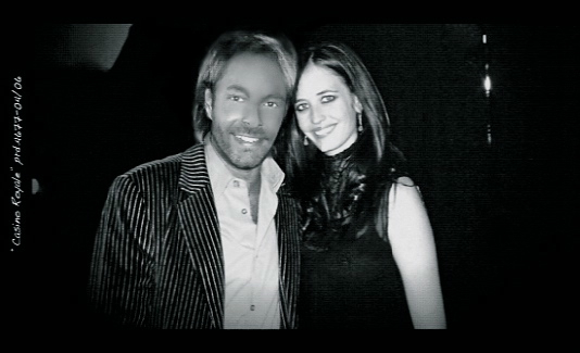 DAVID GIAMMARCO and EVA GREEN during production of 