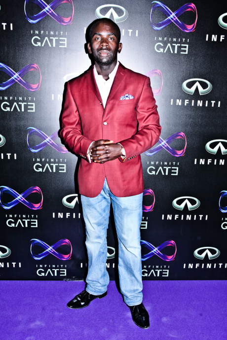 Jimmy Akingbola at Infiniti Gate Experience Party
