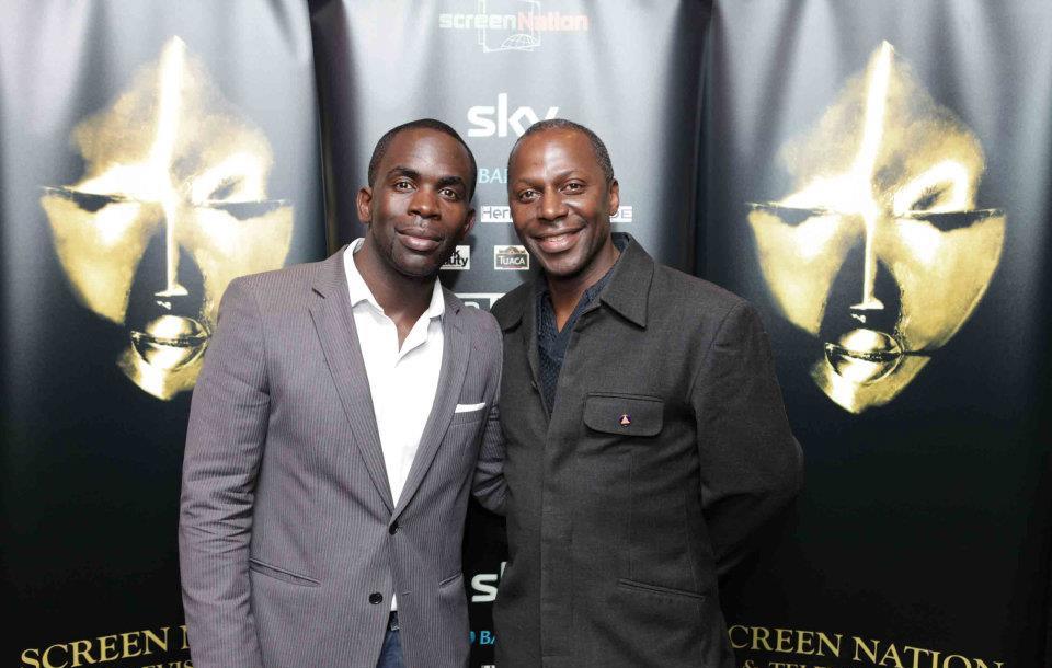 Jimmy Akingbola and Cyril Nri at the Screen Nation Launch.