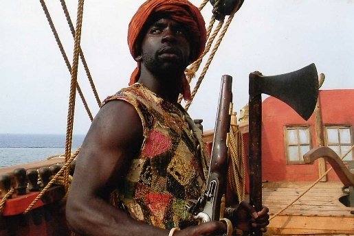 Jimmy Akingbola in Blackbeard BBC1.