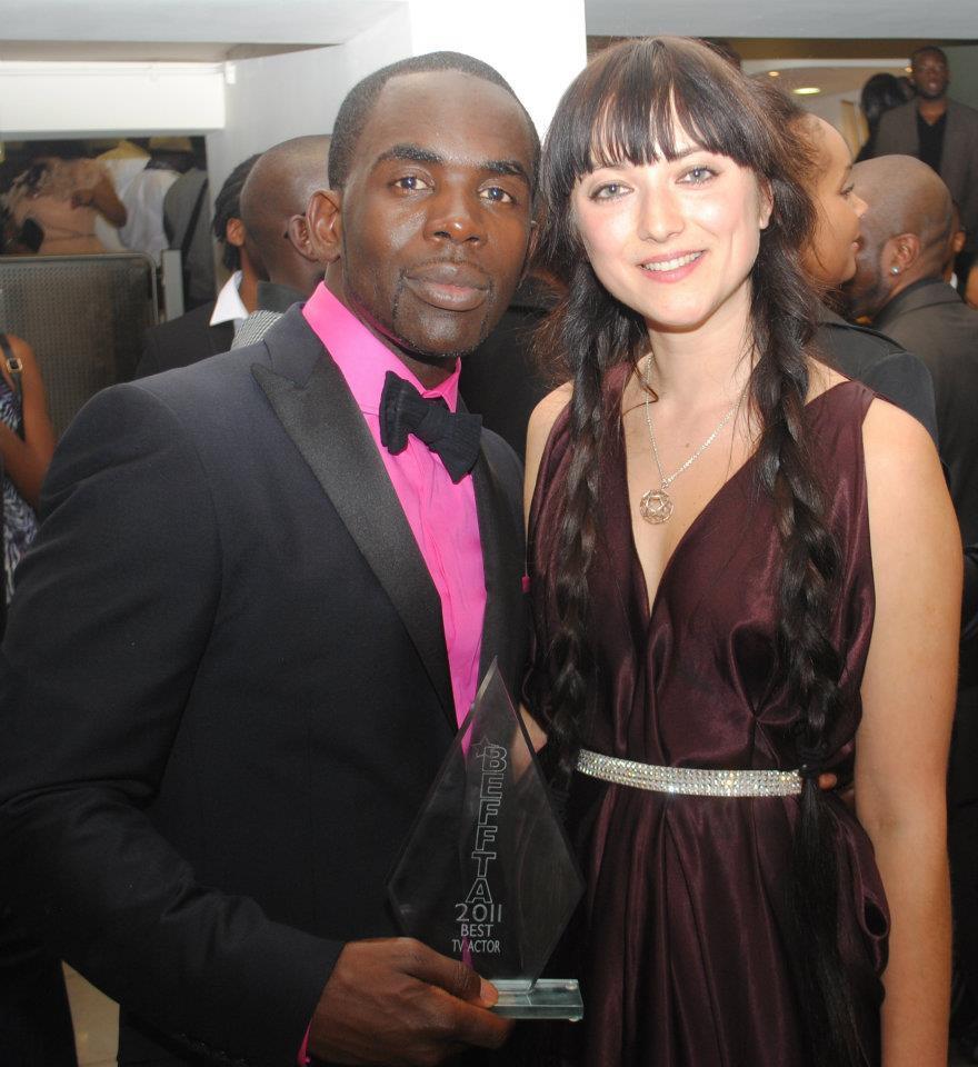 JIMMY AKINGBOLA WINS BEST ACTOR IN TV AT 2011 BEFFTA AWARDS.