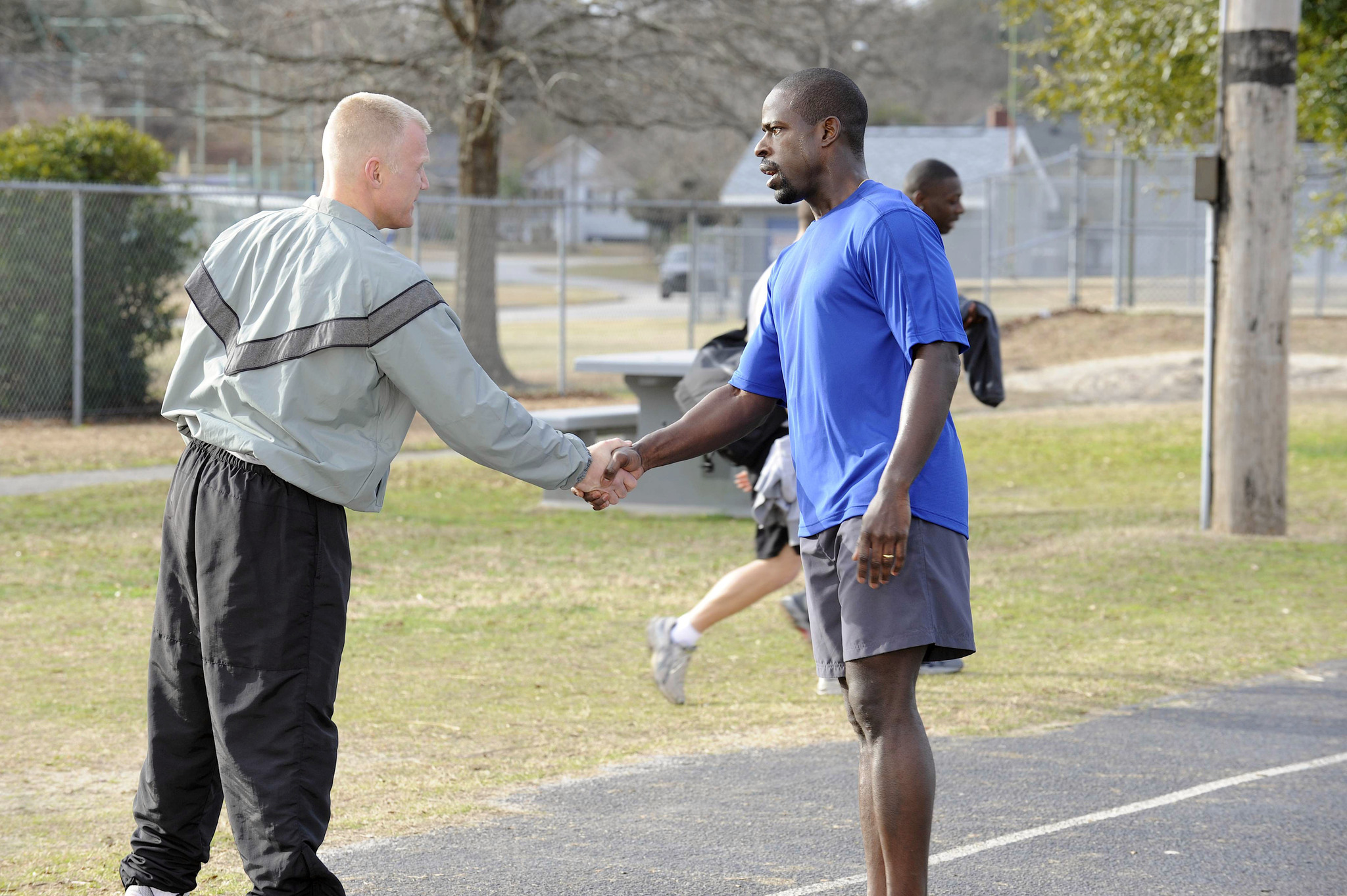Still of Terry Serpico and Sterling K. Brown in Army Wives (2007)