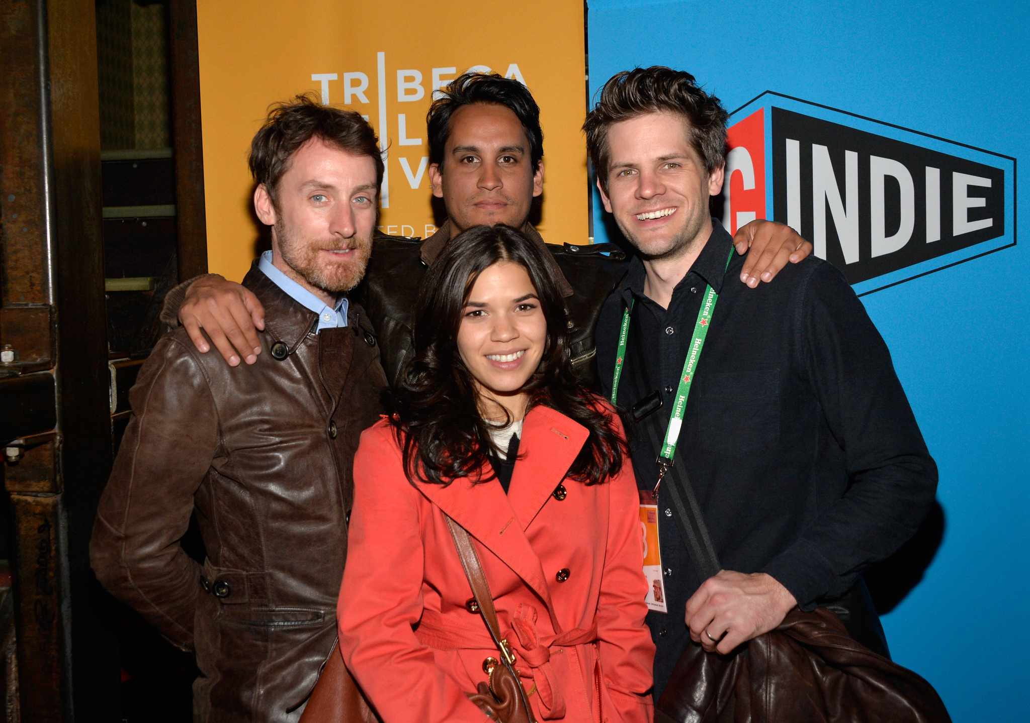 America Ferrera, Ryan Piers Williams, Kwesi Collisson and Pedro Gómez Millán