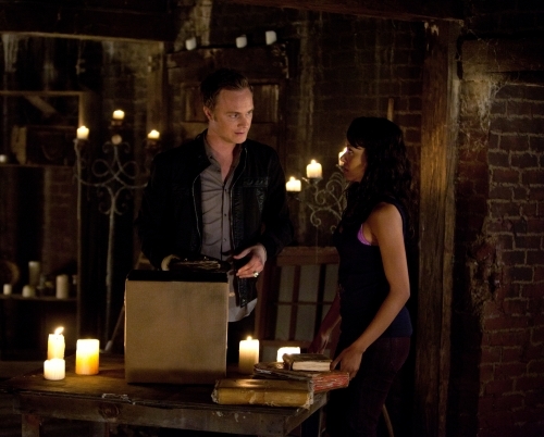 Still of Kat Graham and David Anders in Vampyro dienorasciai (2009)