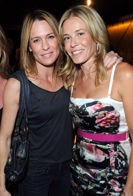 Robin Wright and Chelsea Handler