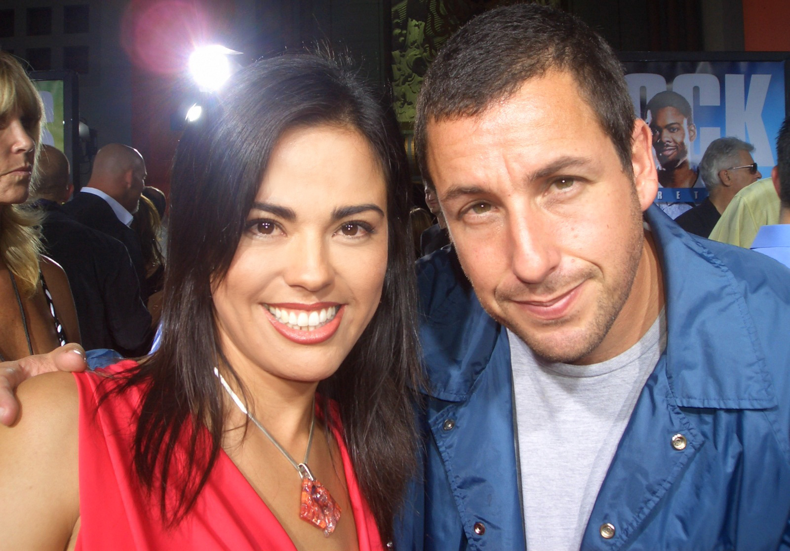 Iran Daniel and Adam Sandler at the Longest Yard Premiere, Chinese Theater, Hollywood