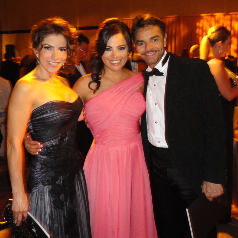 Iran Daniel, Eugenio Derbez, and Alejandra Barrero de Derbez at AFI Life Achievement Award