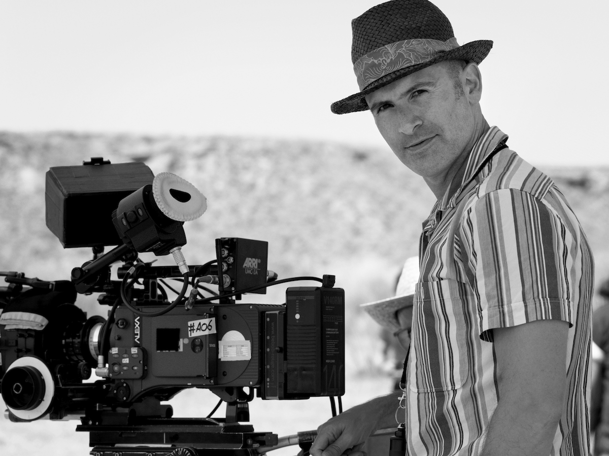 David Kerr on location in Almeria, Spain.