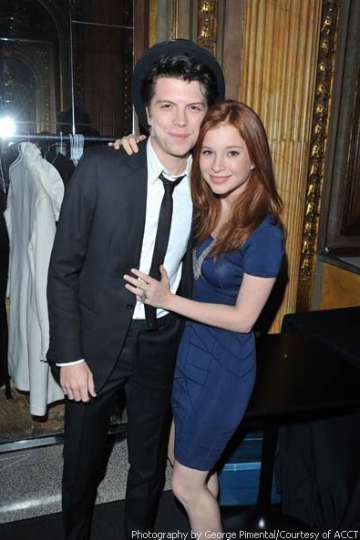 Michael Seater and Stacey Farber attend the 2010 Gemini Awards