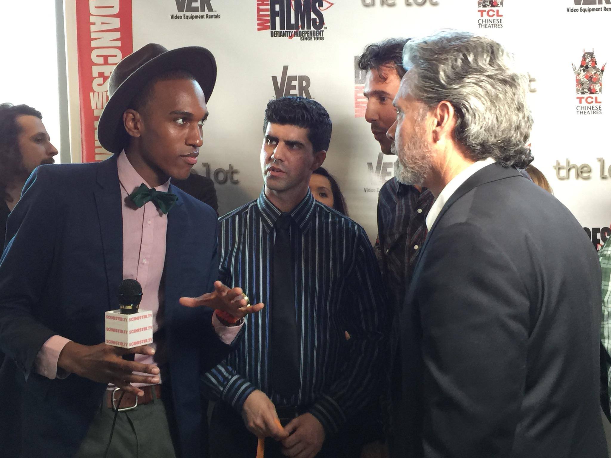 Opening night red carpet interviews at Dances With Films.